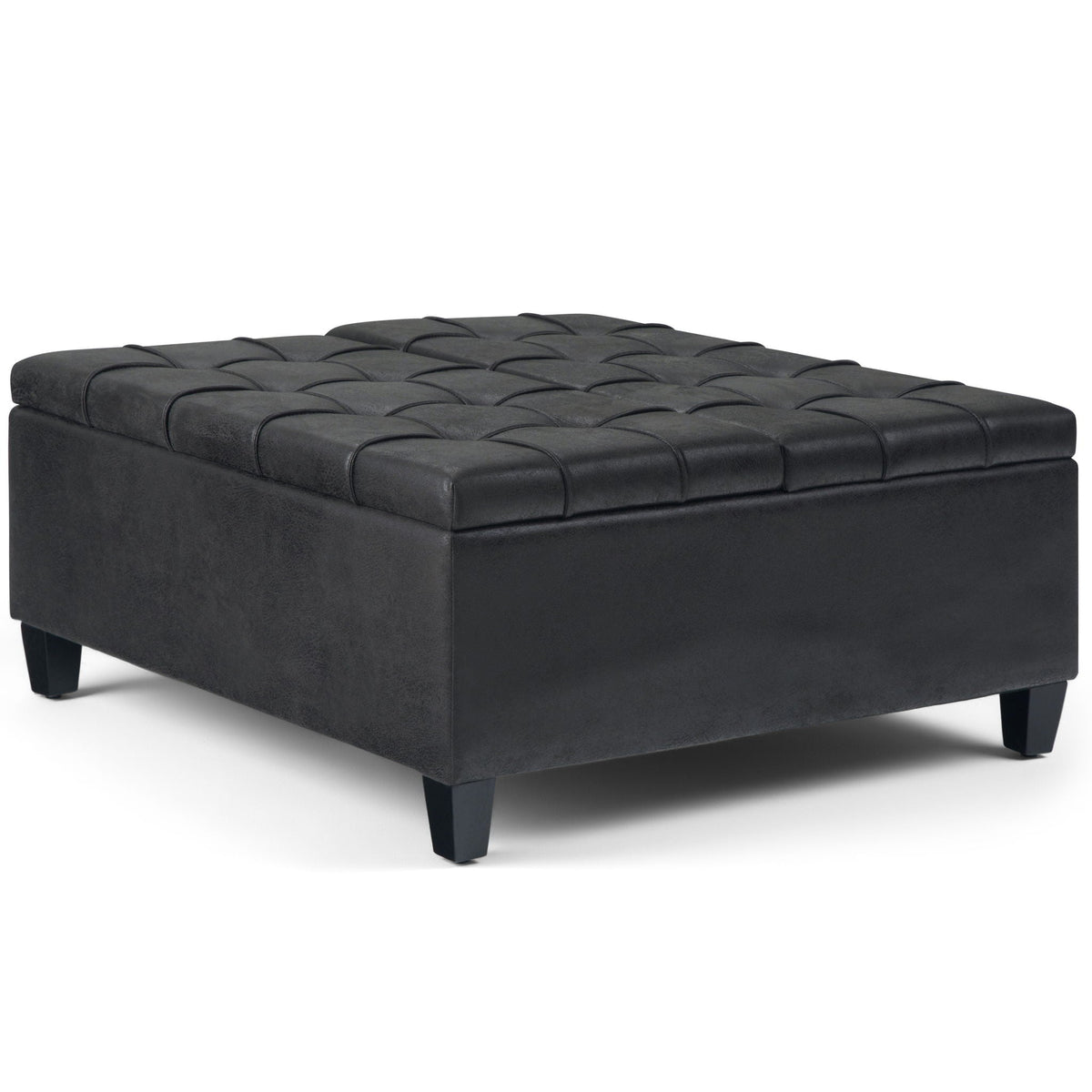 Harrison - Upholstered Coffee Table Storage Ottoman, photo 3 of 40
