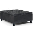 Harrison - Upholstered Coffee Table Storage Ottoman by Unique Piece Furniture