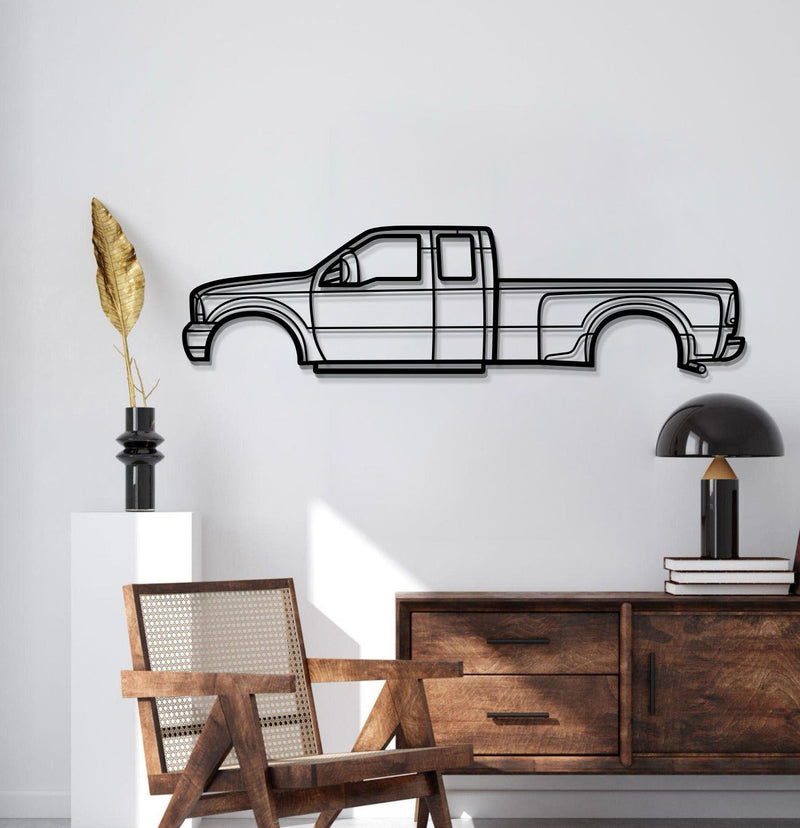 1999 F-350 Super Duty 1st Gen Metal Car Wall Art - MT0275