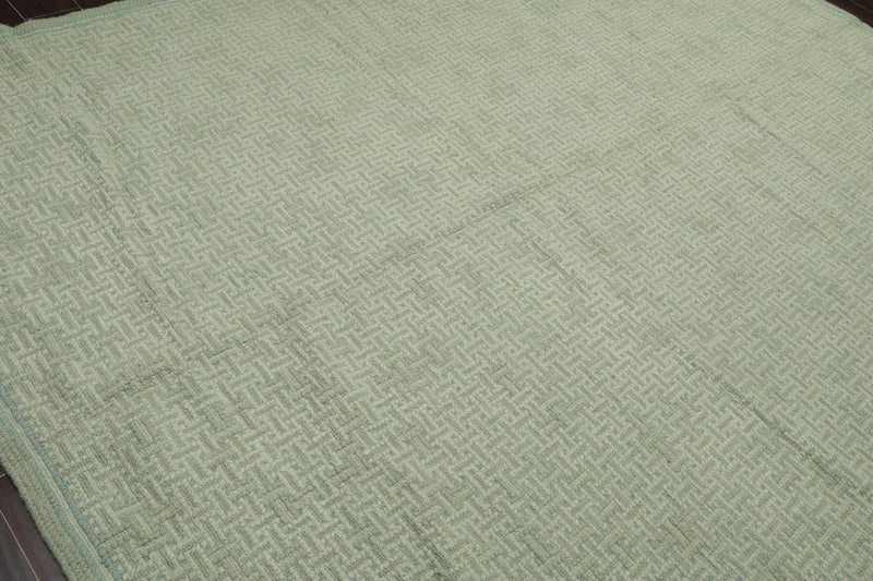 7'8" x 10'2" French Aubusson Needlepoint Hand Woven 100% Wool Area Rug