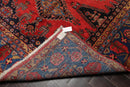 7'5" x 11'1" Hand Knotted Viss Wool Traditional Oriental Area Rug Burnt Orange