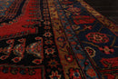 7'5" x 11'1" Hand Knotted Viss Wool Traditional Oriental Area Rug Burnt Orange