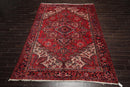 8'2" x 11'8" Hand Knotted 100% Wool Herizz Traditional Oriental Area Rug Red