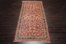 5'2" x 11' Runner Hand Knotted 100% Wool Traditional Oriental Area Rug Rust