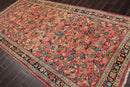 5'2" x 11' Runner Hand Knotted 100% Wool Traditional Oriental Area Rug Rust