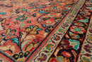 5'2" x 11' Runner Hand Knotted 100% Wool Traditional Oriental Area Rug Rust