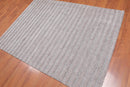 4'9" x 6’7" Handmade High Low Loop & Cut Pile 100% Wool Area rug Oatmeal