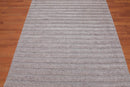 4'9" x 6’7" Handmade High Low Loop & Cut Pile 100% Wool Area rug Oatmeal