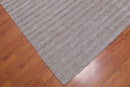 4'9" x 6’7" Handmade High Low Loop & Cut Pile 100% Wool Area rug Oatmeal