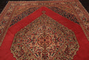 8'10" x 11'8" Hand Knotted 100% Wool Turkish Ferahan Oriental Area Rug Orange