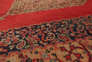 8'10" x 11'8" Hand Knotted 100% Wool Turkish Ferahan Oriental Area Rug Orange