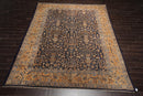 8'8" x 11'10" Hand Knotted 100% Wool Turkish Sparta Oriental Area Rug Navy