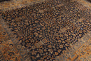 8'8" x 11'10" Hand Knotted 100% Wool Turkish Sparta Oriental Area Rug Navy