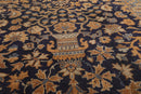8'8" x 11'10" Hand Knotted 100% Wool Turkish Sparta Oriental Area Rug Navy