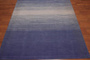 5'3" x 7’7" Handmade 100% Wool shaded Flatweave Area rug Modern Beige