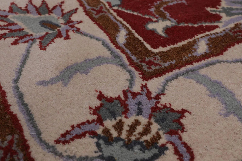 5' x 8' Handmade 100% Wool Traditional Oriental Area rug Traditional Maroon