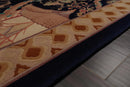 6' x 9' Hand Knotted 100% Wool Art Deco Traditional Oriental Area Rug Navy