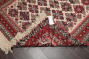 5'3" x 8'6" Vintage Wool Foundation Hand Knotted Wool Area Rug Beige