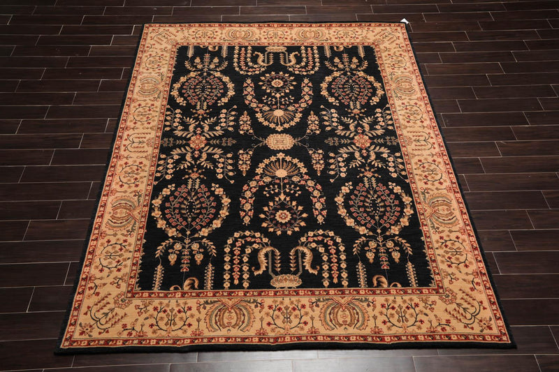 7'6"x9'6"  Parthia Ahar 100% New Zealand Wool Traditional Area Rug