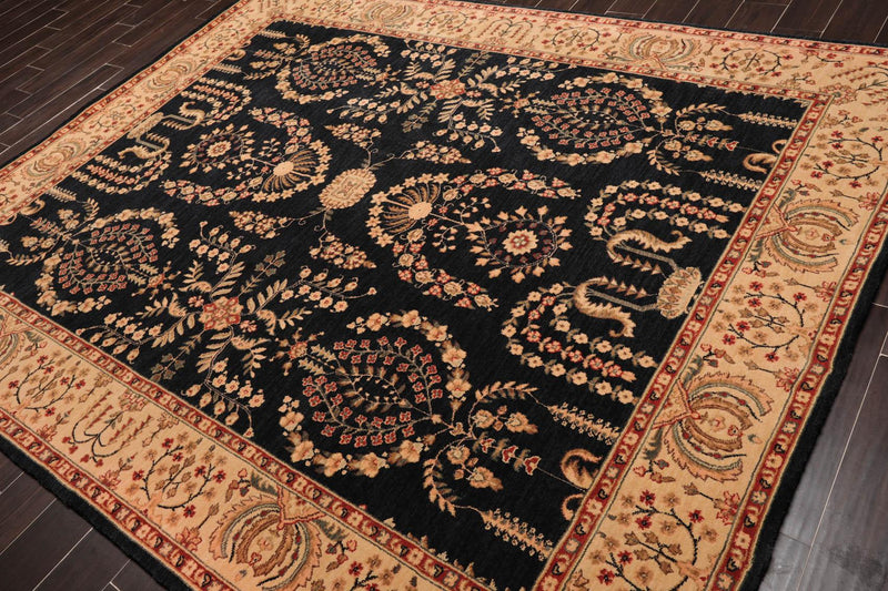 7'6"x9'6"  Parthia Ahar 100% New Zealand Wool Traditional Area Rug