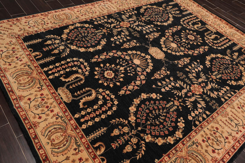 7'6"x9'6"  Parthia Ahar 100% New Zealand Wool Traditional Area Rug