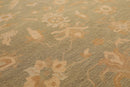 7'7" x 9'9"  Hand Knotted 100% Wool Flat Pile Area Rug Sage