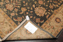 7'9" x 9'9" NA94 SPRUCE Hand Knotted 100% Wool Area Rug Grayish Green
