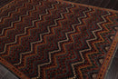 6'9'' x 10' Hand Knotted 100% Wool kashkuli 200 KPSI Oriental Area Rug Navy