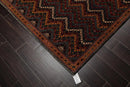 6'9'' x 10' Hand Knotted 100% Wool kashkuli 200 KPSI Oriental Area Rug Navy
