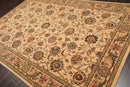 7' x 10'6" Agra 100% Wool Traditional Oriental Area Rug Caramel