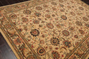 7' x 10'6" Agra 100% Wool Traditional Oriental Area Rug Caramel