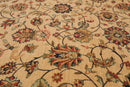 7' x 10'6" Agra 100% Wool Traditional Oriental Area Rug Caramel