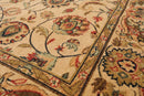 7' x 10'6" Agra 100% Wool Traditional Oriental Area Rug Caramel