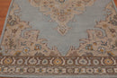 5' x 8' Handmade Medallion 100% Wool Oriental Area Rug Aqua