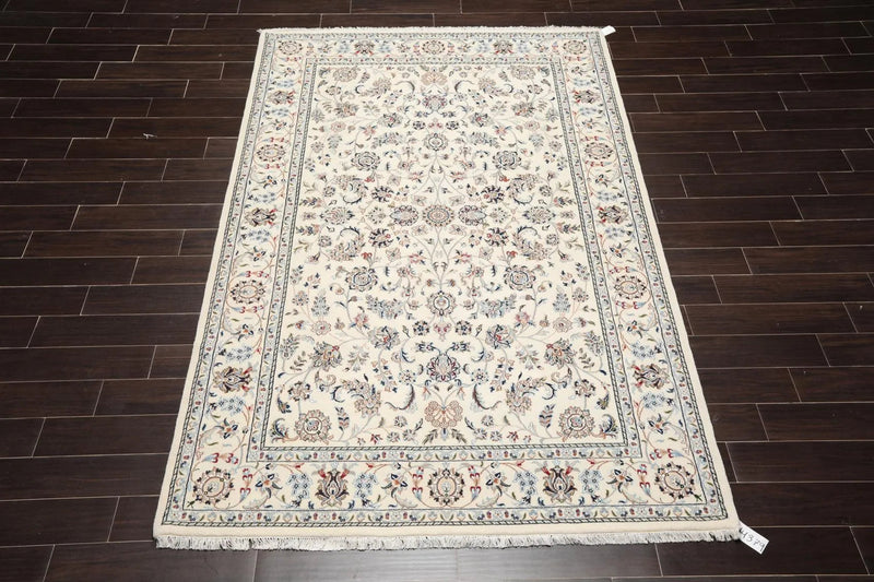 5'11''x 8'1'' Hand Knotted 100% Wool Peshawar Traditional Oriental Area Rug Aqua
