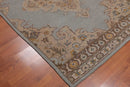 5' x 8' Handmade Medallion 100% Wool Oriental Area Rug Aqua