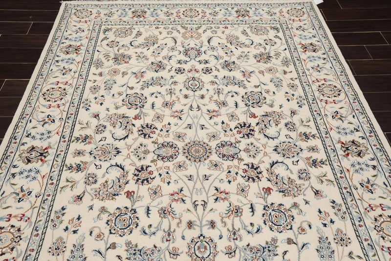 5'11''x 8'1'' Hand Knotted 100% Wool Peshawar Traditional Oriental Area Rug Aqua