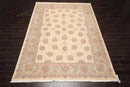 8'3'' x 11'6'' Hand Knotted 100% Wool Ispahan 250 KPSI Muted Area Rug Ivory