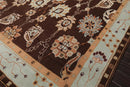 9'2'' x 12'1'' Hand Knotted Arts & Craft Oriental Area Rug Chocolate