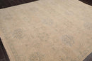 8'1'' x 10'2'' Hand Knotted 100% Wool Transitional Oriental Area Rug Gray
