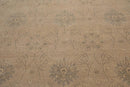 8'1'' x 10'2'' Hand Knotted 100% Wool Transitional Oriental Area Rug Gray