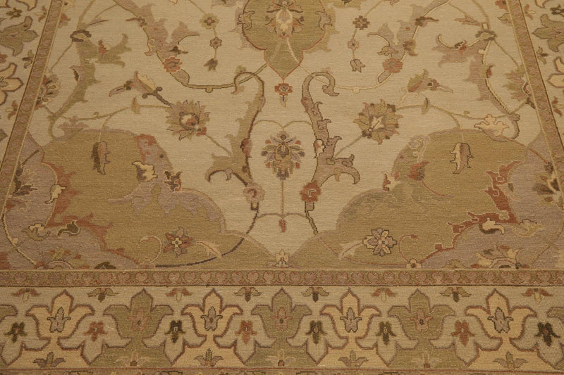 7'9" x 9'9" NOE4 Bisque Hand Knotted 100% Wool Area Rug Beige
