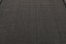 7'9" x 10'10" GR101 Midnight 100% Wool Modern Oriental Area Rug Black