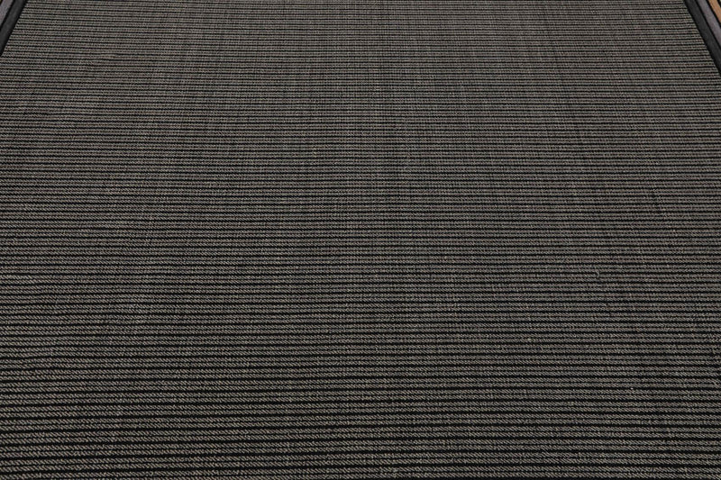 7'9" x 10'10" GR101 Midnight 100% Wool Modern Oriental Area Rug Black