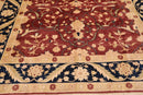 8'10"x11'8'' Hand Knotted Traditional Oriental Area Rug Reversible Red