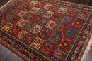 5'5''x8'1'' Hand Knotted 100% Wool Bhakhtiarii Traditional Oriental Area Rug Red