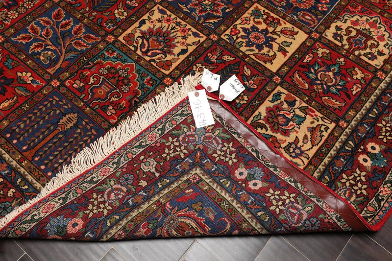 5'5''x8'1'' Hand Knotted 100% Wool Bhakhtiarii Traditional Oriental Area Rug Red