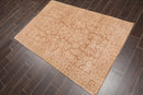 4' x 6' Hand Knotted 100% Wool Traditional Oriental Area Rug Tan