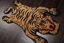 3x5 Gold Tiger Handmade 100% Wool Novelty/Animal Oriental Area Rug
