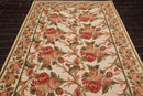 6'x 10' Costikyan Nettles Hand Knotted French Aubusson Savonnerie Area Rug Beige